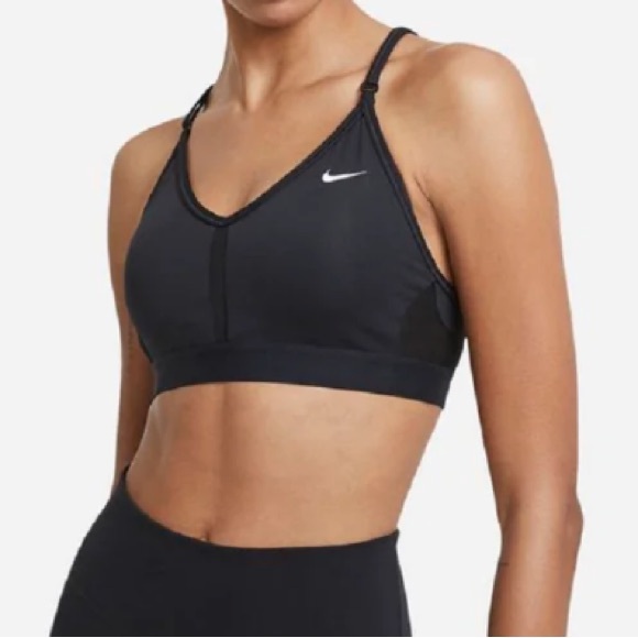 Nike Other - Nike Women's Black V-Neck Indy Sports Bra